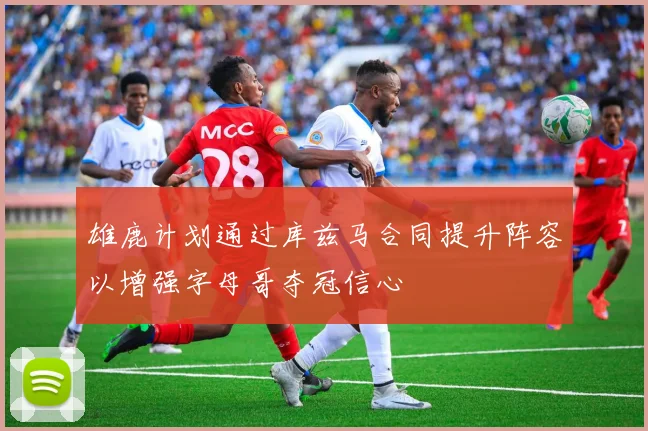 雄鹿计划通过库兹马合同提升阵容以增强字母哥夺冠信心